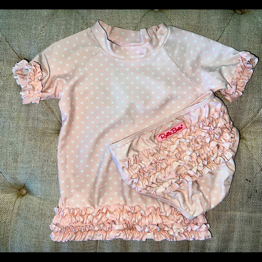 Ruffle Butts 5T rash guard swimsuit